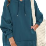 Women Oversized Hoodies Sweatshirt-Pullover Sweatshirts with Pockets Fall Outfits